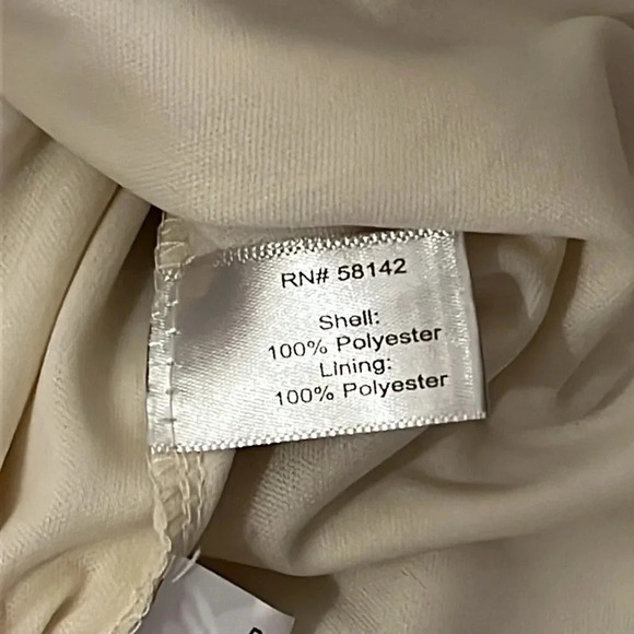 Boston Proper | Silver shimmery wrap style dress asymmetrical Size 4 rhinestones - Picture 7 of 9